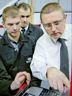 Automotive students